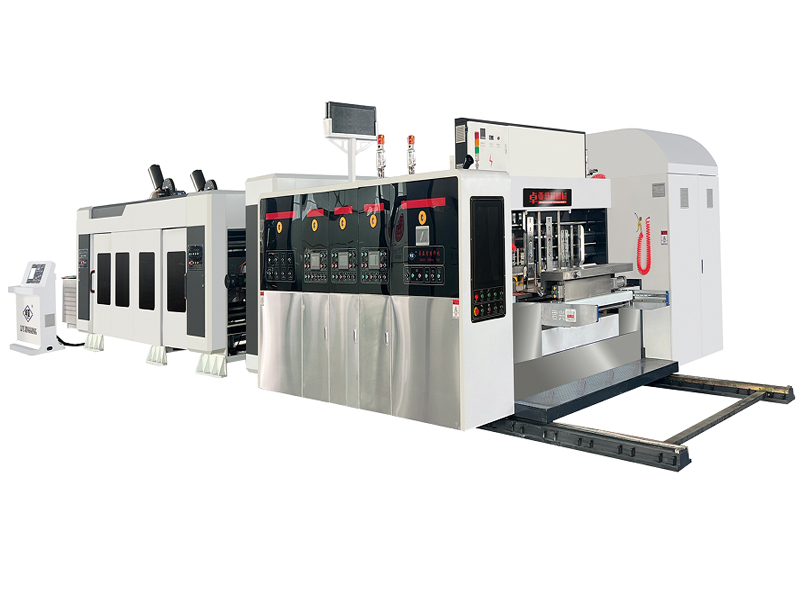 全自动高速印刷下折式粘箱联动线